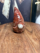 Polished Red Jasper Gnome Carving picture