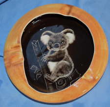 Australian Little Sydney Pottery Mid Century Koala Ashtray High Gloss Rare  Nice picture