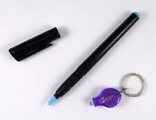 Invisible Ink Pen with UV Flashlight LED Black Light Reactive Secret Marker Set picture