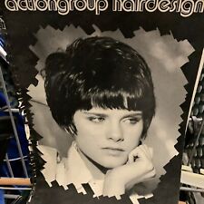 VTG 80s Hair Design Book Women Men Style Beauty Shop Action Group W.Germany RARE picture