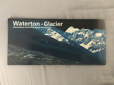Glacier National Park NEWEST VERSION Unigrid Brochure Map Montana Waterton Lake picture