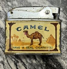 Vtg Joe Camel Lighter Flat Zenith Cigarette Advertisement Used Still Sparks picture
