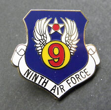 Ninth Air Force 9th USAF Hat Jacket Lapel Pin 1 inch US picture