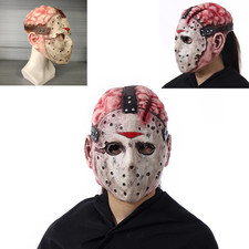 Cosplay Jason Voorhees Friday the 13Th Brain Structure Head Cover Scary Horror F picture