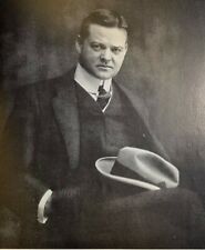 1920 Vintage Magazine Illustration Herbert Hoover picture