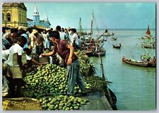 Brasil - Belem - Part of the Ver O Peso Market - Vintage Postcard 4x6 - Posted picture