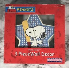 Vintage Peanuts Snoopy Schultz Wall Decor Champ Snoopy picture