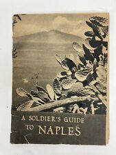 World War II US Army Soldier’s Guide to Naples 1944 Italy w/Map picture