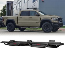 Steel Running Boards 2019-2025 Ram 1500 New Body (Not Classic) Black picture