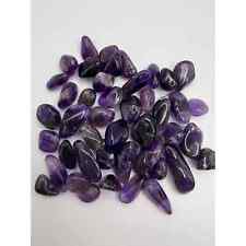 1lb Natural Amethyst Quartz Crystal Chips , undrilled, bagged  picture