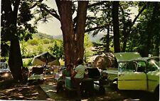 Vintage Postcard- Camping, Garner State Park, Con Can, TX 1960s picture