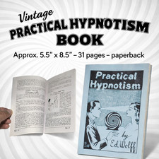 PRACTICAL HYPNOTISM BOOK Mental Hypnosis Magic Trick Booklet How To Hypnotize  picture