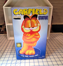PAWS Garfield Resin 1990 Statue Figurine Big, Fat, Hairy Deal Boxed 490631 picture