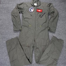 VTG Air Force Coverall Flyers 38L Summer Flight Suit Rooster Fire Resistant 90s picture