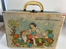 Vintage Walt Disney's Snow White & The Seven Dwarves Neevel Carrying Case picture