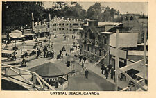 four postcards CRYSTAL BEACH and canadiana picture