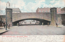Springfield, Mass., Railroad Arch Massachusetts Postcard picture