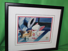 Warner Bros Animaniacs Pinky And The Brain Jockeying For Position Animation Cel picture