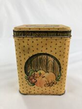 Princeton Industries Corp Vintage Yellow Tin picture