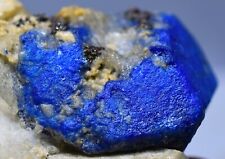 487 CT Full Terminated Natural Royal Blue Lazurite Crystals On Matrix Specimen picture