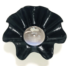 Repurposed Vinyl Record Bowl Adam Ant Friend or Foe Chip Holder Custom Ruffled picture
