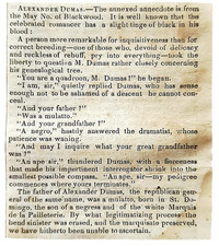 1847 Alexander Dumas African Ancestry Genealogy French Author Historical Article picture