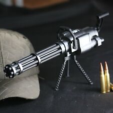 Gatling gun gel pen with rotating barrel, unique desk toy  picture