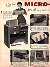Print Ad 1955 Micro Twin Recorder & Reader/Georgia Print Ad picture
