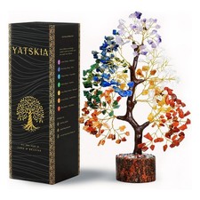 YATSKIA 7 Chakra Tree of Life - Crystals and Healing Stones | Birthday Gifts picture