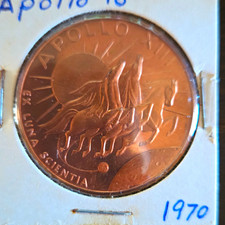 Apollo 13 Commemorative Medal April 11-17 1970 Astronauts & Space Travel picture