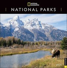NATIONAL PARKS- NATIONAL GEOGRAPHIC- 2024 WALL CALENDAR - BRAND NEW -343468 picture