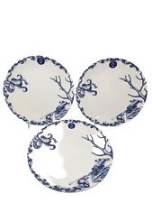 New Royal Stafford Ocean Blue Coastal 3 Dinner  Plates New picture