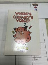 Pokemon Tales Book Where's Clefairy's Voice? picture