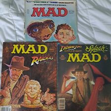 MAD Magazines Lot 3 Issues Steven Spielberg RAIDERS & ET featured Super Satire picture