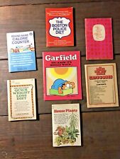 Diet, Weight Loss, GARFIELD, Pets, Plants Lot of 7 Vintage Mini Books Booklets picture