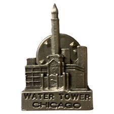 Vintage Chicago Water Tower Travel Souvenir Pin picture