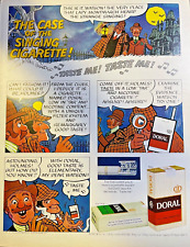 Magazine Advertisement 1972 Doral The Case of the Singing Cigarette picture