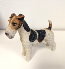 Vintage Andrea by Sadek Porcelain Standing Fox Terrier Dog Figurine EUC picture