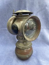 C.1899 Badger Brass 'Solar' Acetylene Carbide Cycle Lamp - USA picture