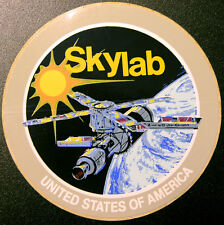 Vintage NASA Skylab mission seal sticker - 1970s USA space station decal picture