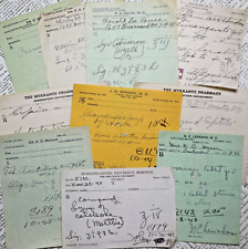 10 Vintage Prescriptions Medical Pharmcy Rx Columbus OH 1940s Ephemera Lot 1 picture