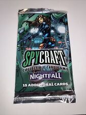 SpyCraft Operation Nightfall CCG Booster Pack Card Game TCG Spy Craft AEG picture