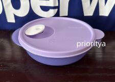 Tupperware CrystalWave Microwave PLUS 1 3/4 cup/400ml Bowl Lavender New picture