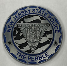 NJSP New Jersey State Police - The Pebble - Serialized Challenge Coin picture