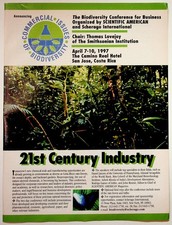 Scientific American 1997 Print Advertisement Biodiversity Conference 8x11 picture