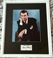 Jimmy Stewart autograph signed framed with 8x10 photo inscribed Best Wishes JSA picture