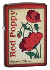 Zippo Poppy Design Windproof Pocket Lighter, 21063-078384 picture