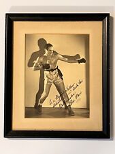 Original Photograph of Heavyweight Boxing Champion; Max Baer; Signed; Framed picture