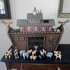 Noah’s Ark By Mo & Kelly, Dallas, Tx. Large Ark And Lots Of Animals picture
