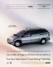 2005 Chrysler Town & Country Van tc - Classic Car Advertisement Print Ad J98 picture